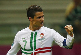 Cristiano celebra un gol en la Eurocopa