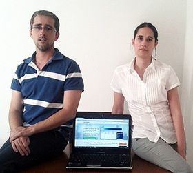Ernesto Guimerans y Victoria Martín, equipo de Echeckin