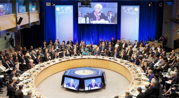 Reunión conjunta del FMI y el Banco Mundial en Washington