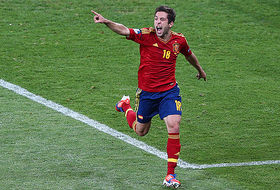 Jordi celebra su gol en la final 