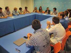 Serafín Castellano se reunió esta semana con representantes universitarios