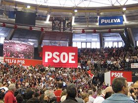 Mitin del PSPV-PSOE
