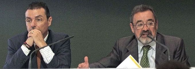 Salvador Navarro, presidente de CEV, y José Vicente Gonzalez, presidente de Cierval