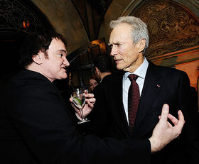 Tarantino con Clint Eastwood