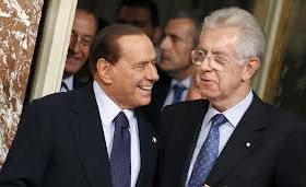 Berlusconi (i) y Monti