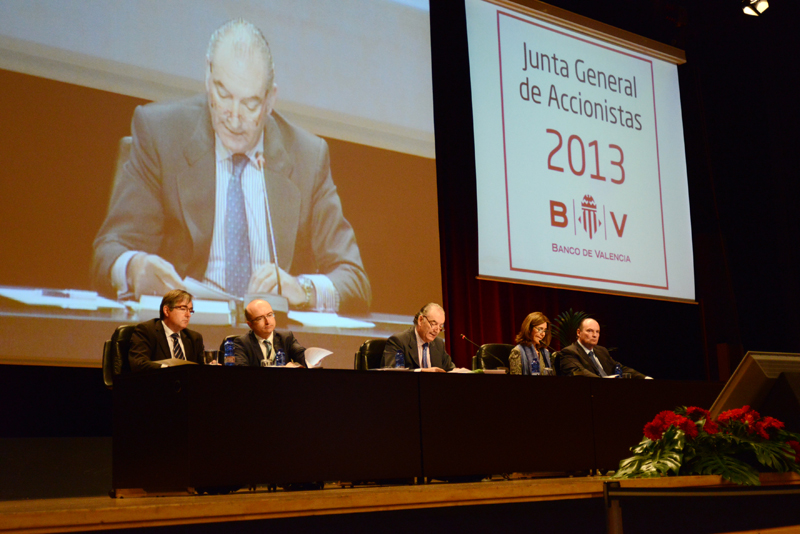 Junta de accionistas de Banco de Valencia | BdV