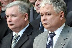 Lech y Jaroslaw Kaczynski