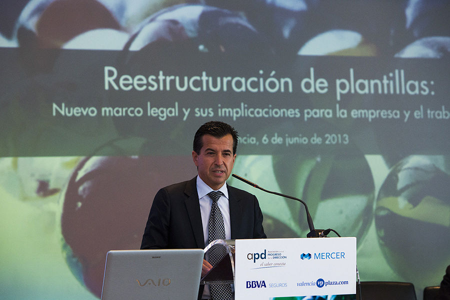 REESTRUCTURACIÓN DE PLANTILLAS · LAS IMPLICACIONES DEL NUEVO MARCO LEGAL · JORNADA DE APD (FOTOS: EVA MAÑEZ)