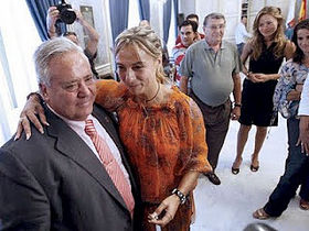 Luis Díaz Alperi y Sonia Castedo, los dos últimos alcaldes de Alicante