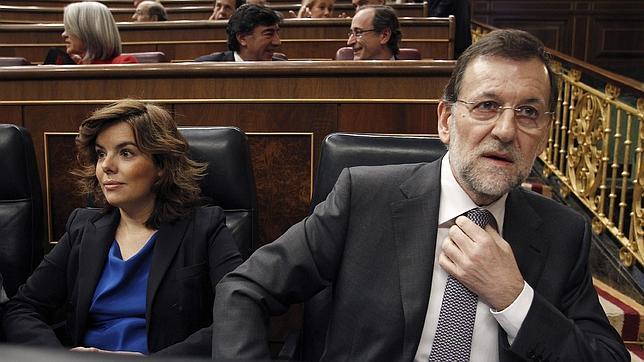 Sáenz de Santamaría y Rajoy