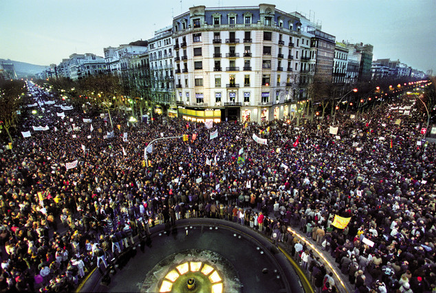 Manifestanciones contra la Guerra de Irak (Barcelona, 2003)