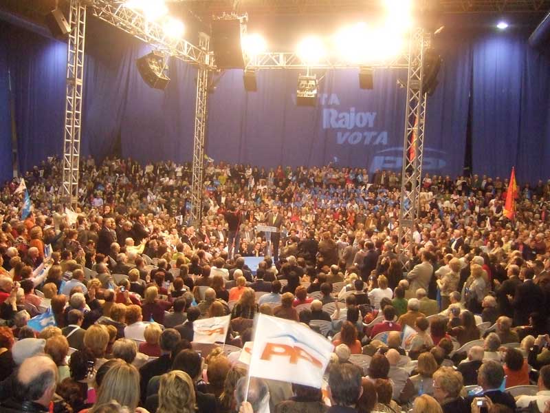 Acto en IFA en Alicante, con la participación de Rajoy