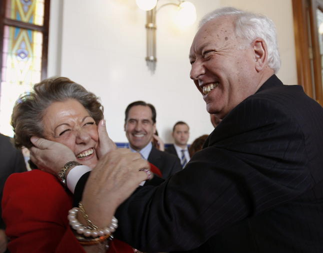 Rita Barberá y José Manuel García Margallo