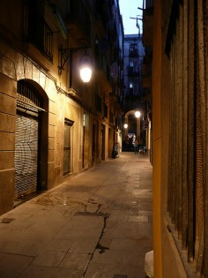 Una calle del Raval, Barcelona