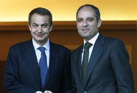 Rodríguez Zapatero y Francisco Camps