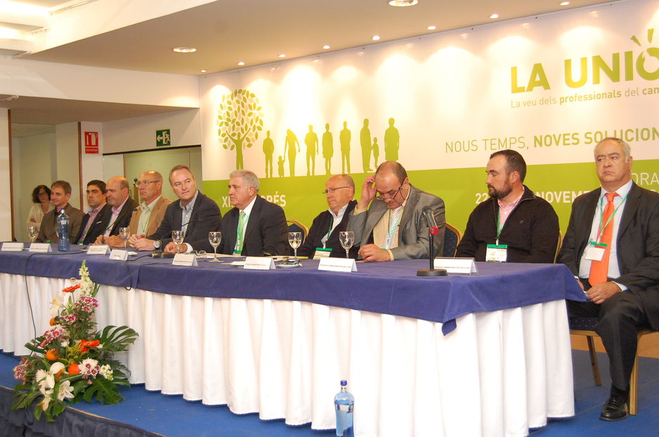 El presidente de la Generalitat, Alberto Fabra, clausuró el congreso de la Unió de Llauradors