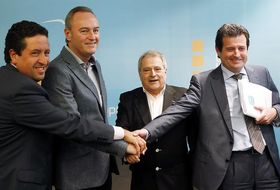 Moliner, Fabra, Rus y Císcar, una imagen de unidad que sigue en duda