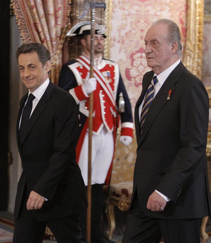 NICOLAS SARKOZY RECOGE EL TOISÓN DE ORO EN MADRID