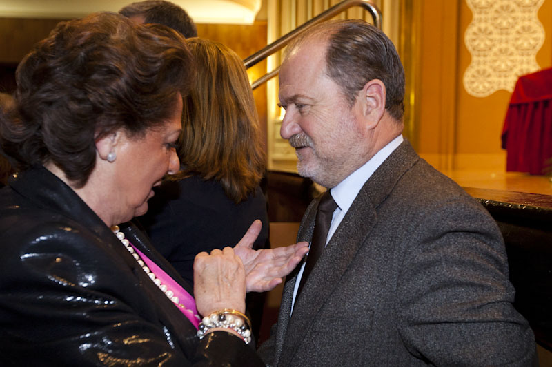 LA NOCHE DE RODRIGO RATO EN EL ATENEO DE VALENCIA (Febrero de 2012/ Fotos: Biel Aliño)