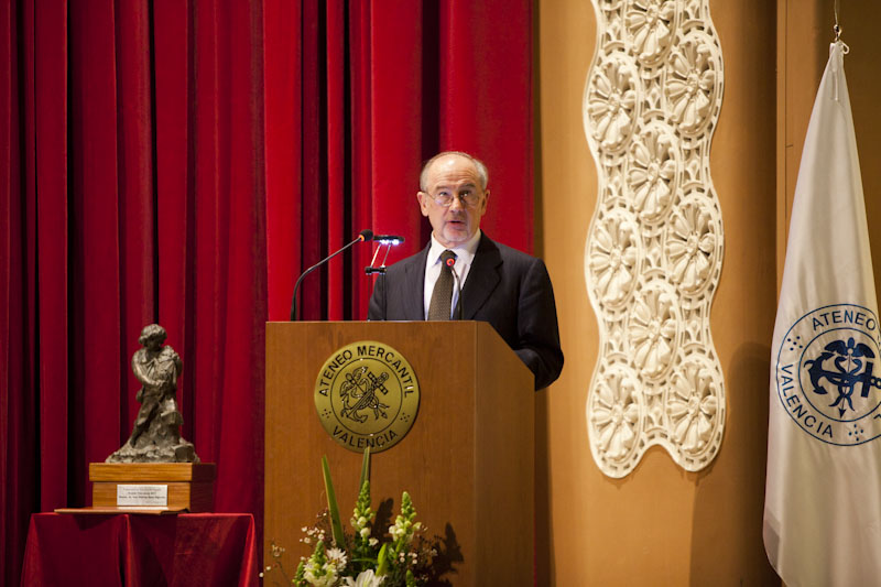 LA NOCHE DE RODRIGO RATO EN EL ATENEO DE VALENCIA (Febrero de 2012/ Fotos: Biel Aliño)