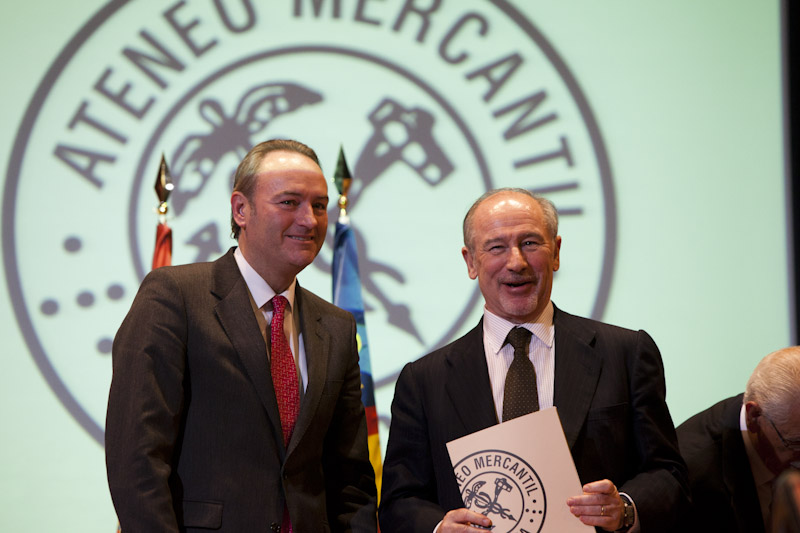 LA NOCHE DE RODRIGO RATO EN EL ATENEO DE VALENCIA (Febrero de 2012/ Fotos: Biel Aliño)