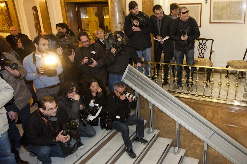 LA NOCHE DE RODRIGO RATO EN EL ATENEO DE VALENCIA (Febrero de 2012/ Fotos: Biel Aliño)