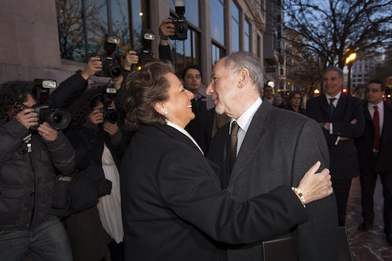 LA NOCHE DE RODRIGO RATO EN EL ATENEO DE VALENCIA (Febrero de 2012/ Fotos: Biel Aliño)