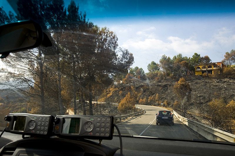 MACASTRE INICIA SU RECUPERACIÓN DESPUÉS DE LOS INCENDIOS (Fotos: Eva Mañez)