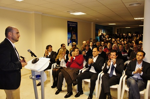 Raúl Dalmau, durante su discurso