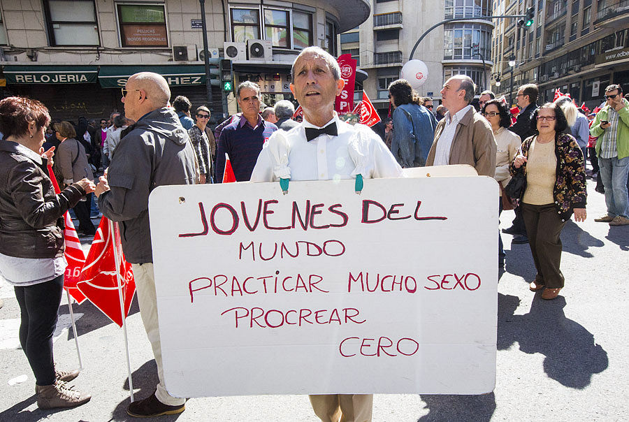 MANIFESTACIÓN DEL 1º DE MAYO EN VALENCIA (FOTOS: EVA MAÑEZ)