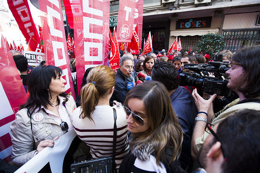 MANIFESTACIÓN DEL 1º DE MAYO EN VALENCIA (FOTOS: EVA MAÑEZ)