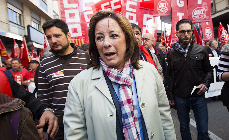 MANIFESTACIÓN DEL 1º DE MAYO EN VALENCIA (FOTOS: EVA MAÑEZ)