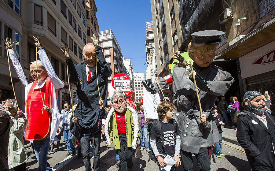 MANIFESTACIÓN DEL 1º DE MAYO EN VALENCIA (FOTOS: EVA MAÑEZ)