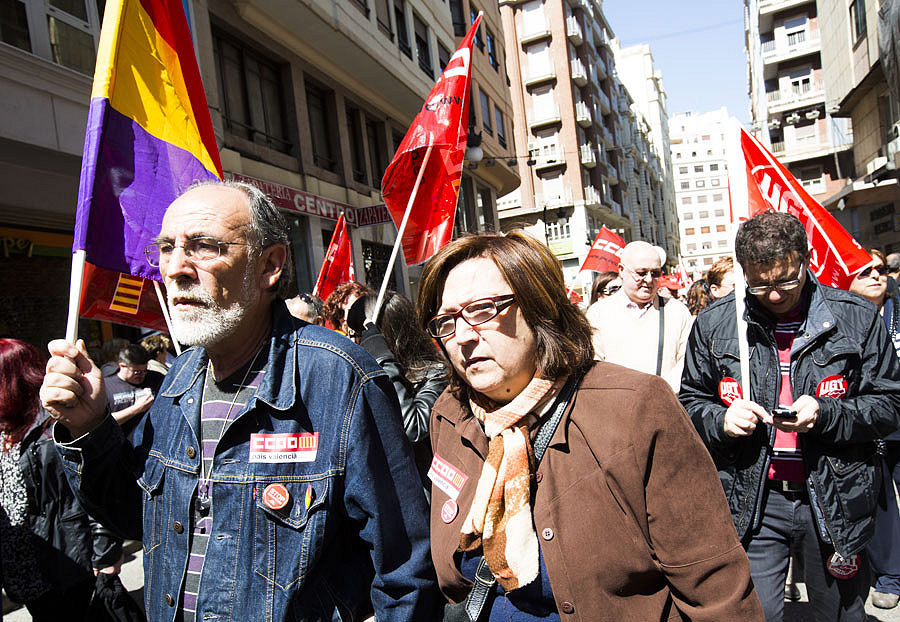 MANIFESTACIÓN DEL 1º DE MAYO EN VALENCIA (FOTOS: EVA MAÑEZ)