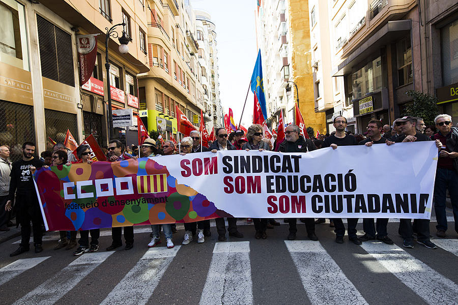 MANIFESTACIÓN DEL 1º DE MAYO EN VALENCIA (FOTOS: EVA MAÑEZ)