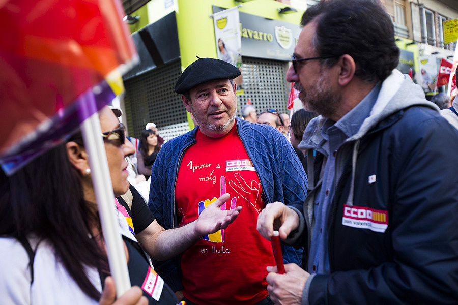 MANIFESTACIÓN DEL 1º DE MAYO EN VALENCIA (FOTOS: EVA MAÑEZ)