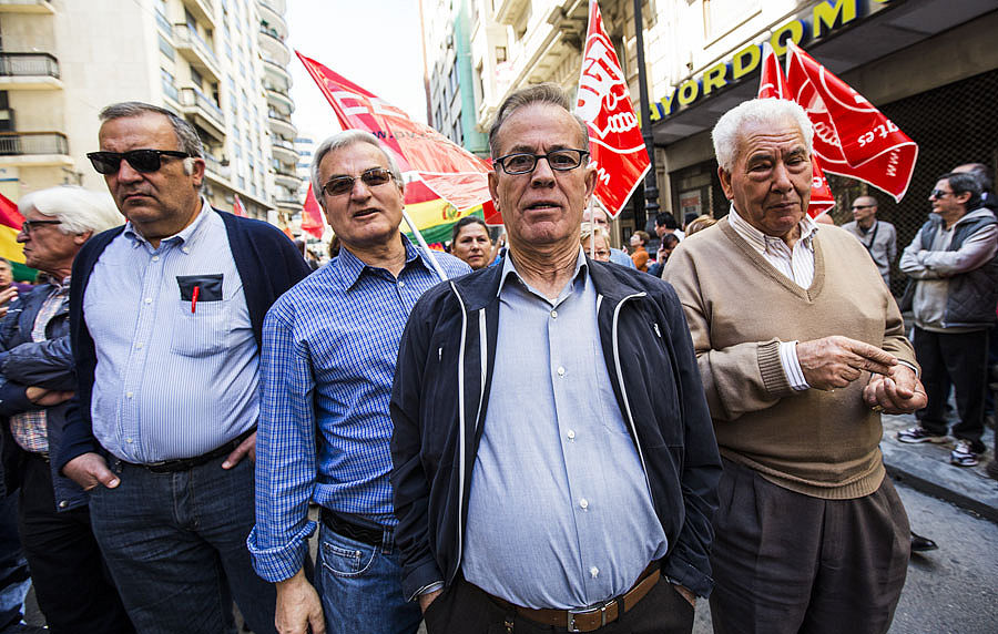 MANIFESTACIÓN DEL 1º DE MAYO EN VALENCIA (FOTOS: EVA MAÑEZ)