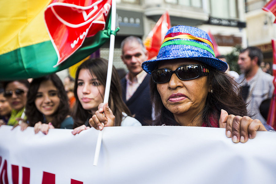 MANIFESTACIÓN DEL 1º DE MAYO EN VALENCIA (FOTOS: EVA MAÑEZ)