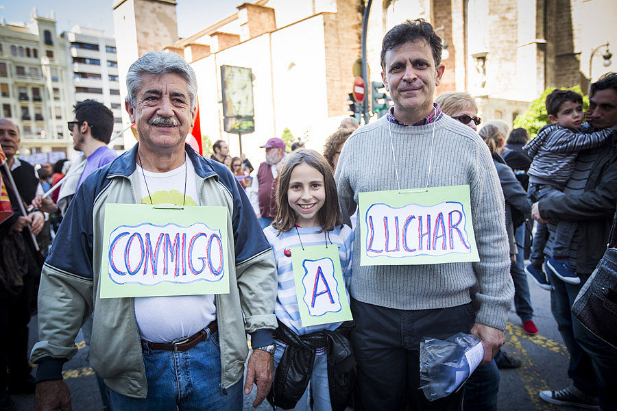 MANIFESTACIÓN DEL 1º DE MAYO EN VALENCIA (FOTOS: EVA MAÑEZ)