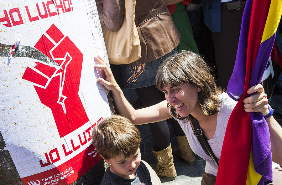 MANIFESTACIÓN DEL 1º DE MAYO EN VALENCIA (FOTOS: EVA MAÑEZ)