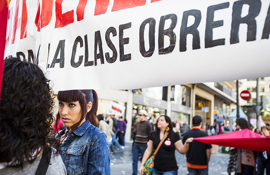 MANIFESTACIÓN DEL 1º DE MAYO EN VALENCIA (FOTOS: EVA MAÑEZ)