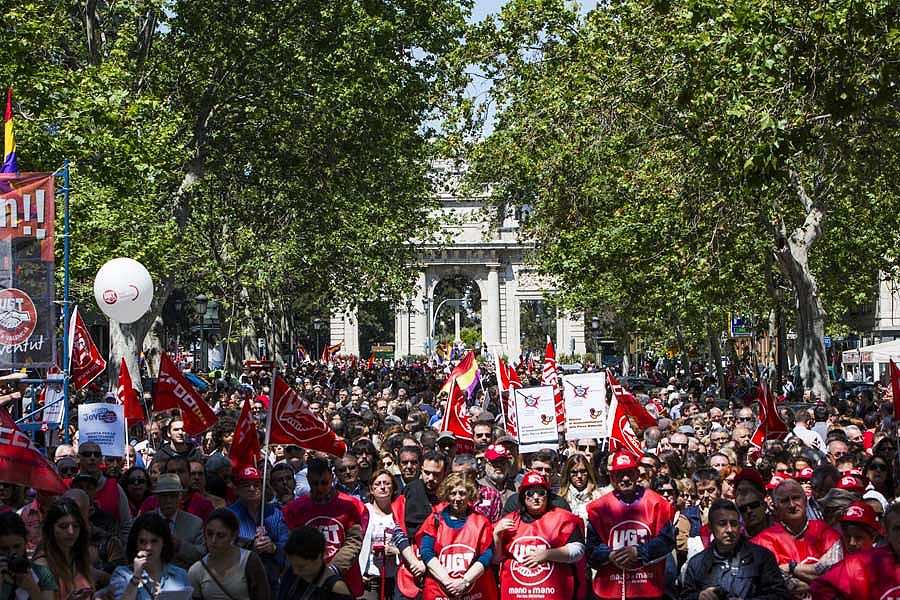 MANIFESTACIÓN DEL 1º DE MAYO EN VALENCIA (FOTOS: EVA MAÑEZ)