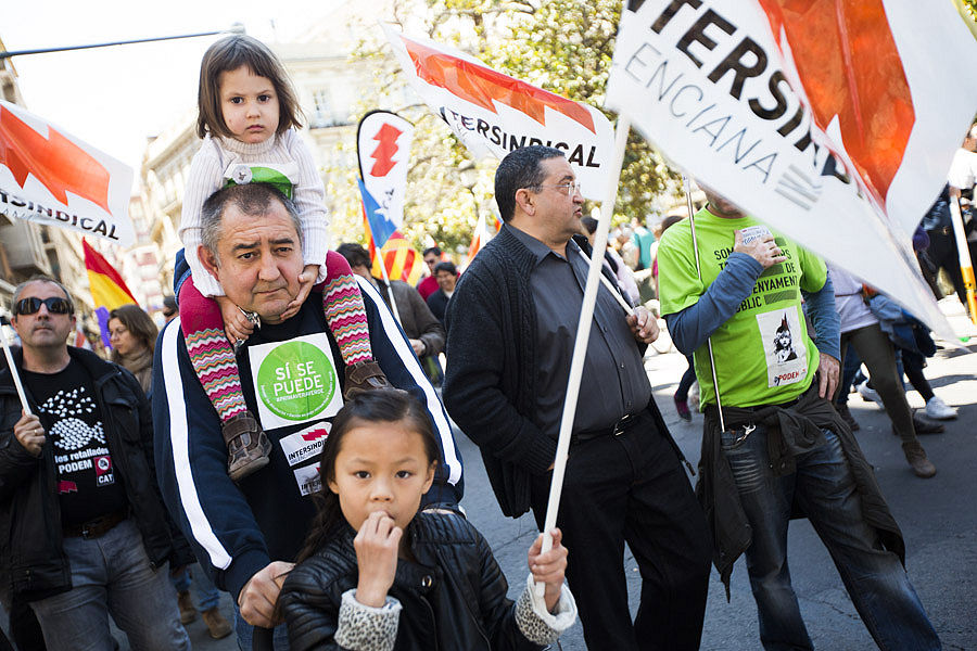 MANIFESTACIÓN DEL 1º DE MAYO EN VALENCIA (FOTOS: EVA MAÑEZ)