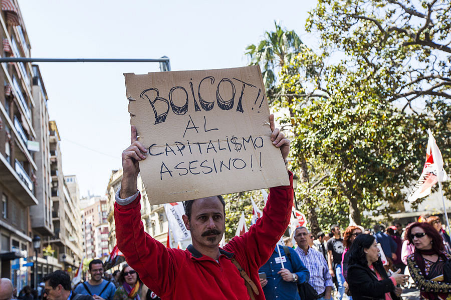 MANIFESTACIÓN DEL 1º DE MAYO EN VALENCIA (FOTOS: EVA MAÑEZ)