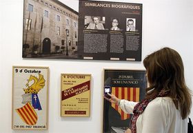 Exposición en Les Corts sobre L'Estatut