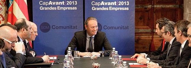 Fabra reunido con las grandes empresas dentro de la campaña CapAvant